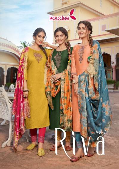 Riva Vol 7 By Koodee Designer Festive Wear Readymade Salwar Kameez Collection